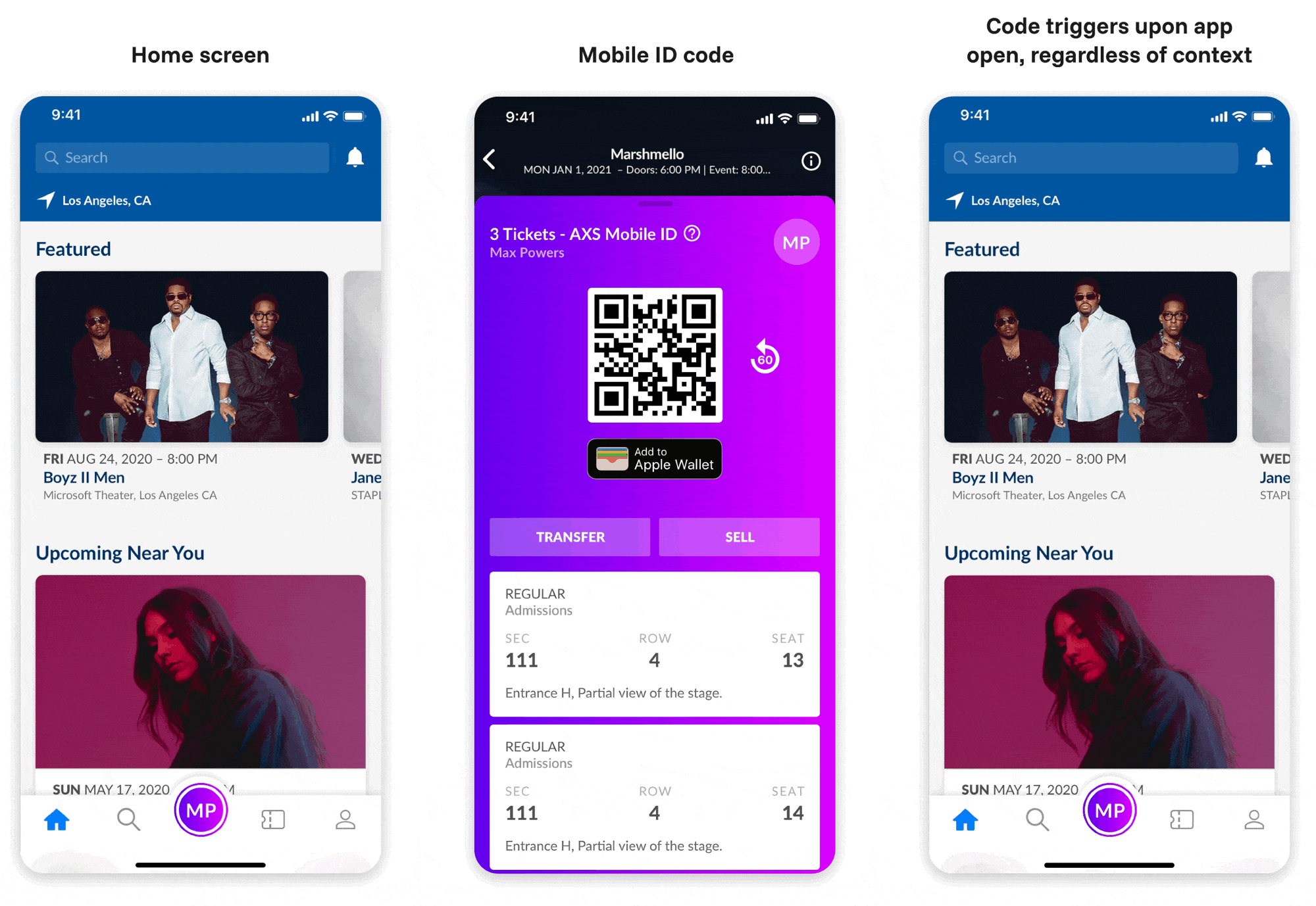 Legacy Mobile ID experience